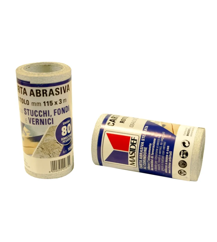 Carta Vetrata E Abrasivi|Rotolo carta abrasiva per vernici e stucchi grana 400