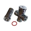 Hot Rubinetto carico lavatrice per gruppi parete con distanziale 3/4" Accessori Lavatrici