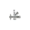 Idro-Bric Rubinetti Vari|Rubinetto comb. sottolavello 1/2 3/8 3/4 dado con.alto cc