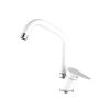 Clearance Rubinetto cucina "allen" monocomando bocca alta bianco, d 40 mm Rubinetti Cucina
