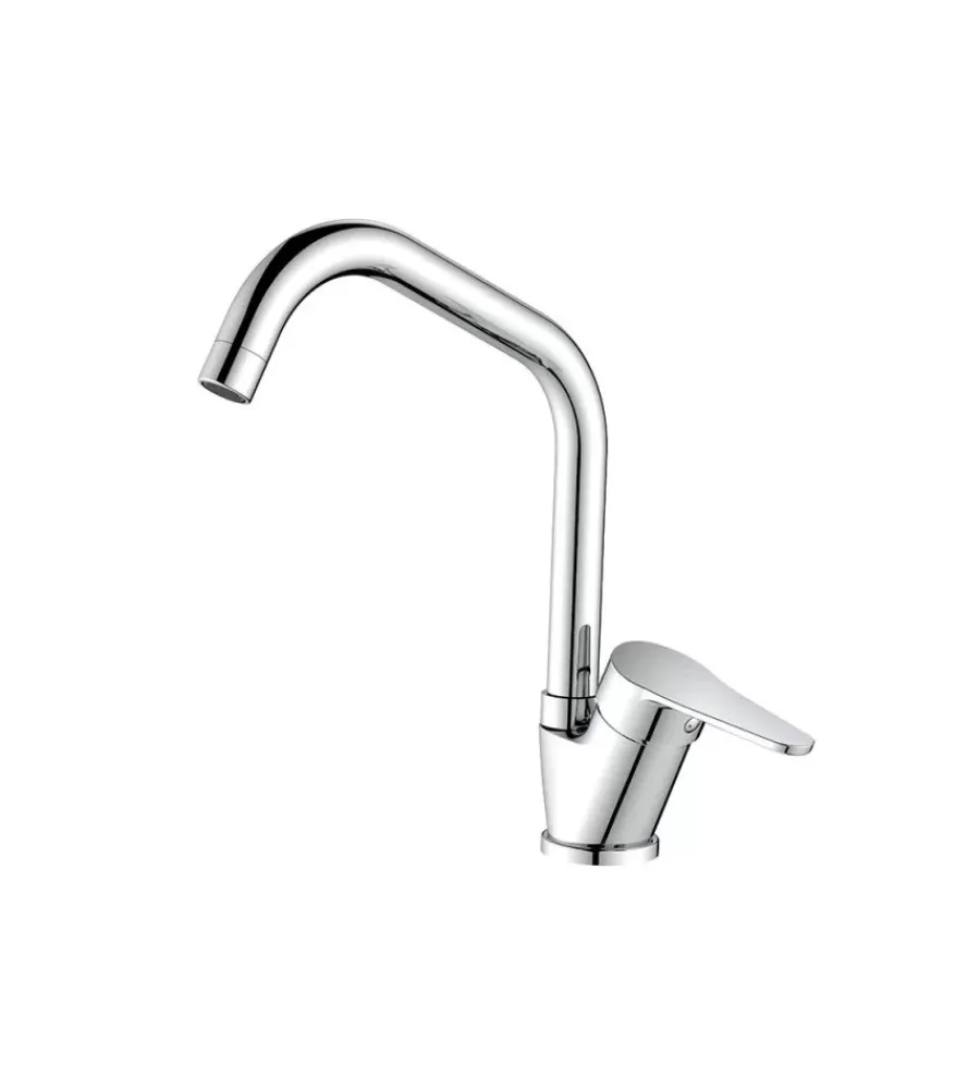 Rubinetti Cucina- Rubinetto cucina "allen" monocomando bocca alta cromo, d 40 mm