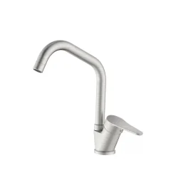 Rubinetto cucina "allen" monocomando bocca alta acciaio, d 40 mm Rubinetti Cucina