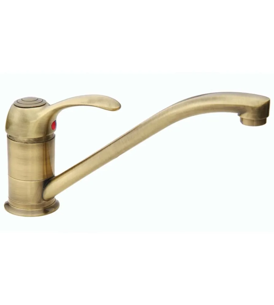 Rubinetti Cucina-Idro-Bric Rubinetto cucina distrivec ottone invecchiato
