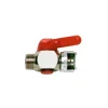 Outlet Rubinetto di linea 1/4 m - 1/4 f Compressori