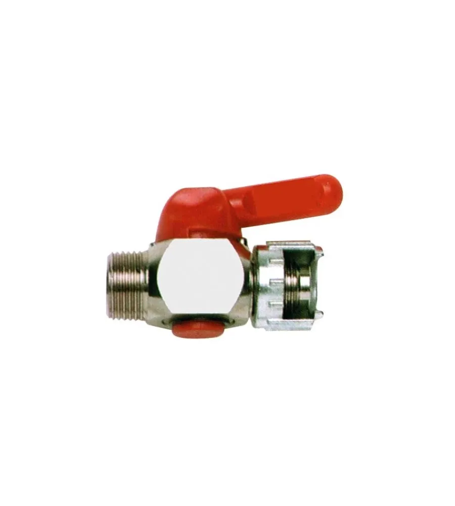 Outlet Rubinetto di linea 1/4 m - 1/4 f Compressori
