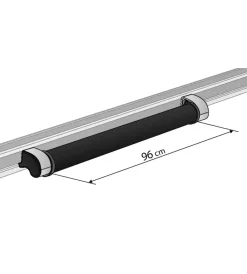 Nordrive Portaggio|Rullo posteriore - 96 cm per barre kargo plus n11034