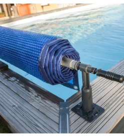 Gre Piscine|Rullo telo di copertura per piscine fuori terra ovali massimo 580 cm - cod. crp58