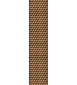 Tessile D'Arredo|Runner in vinile geometric parquet, 50x240 cm