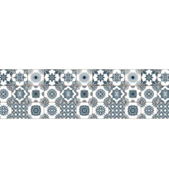 Tessile D'Arredo|Runner in vinile summer tiles, 50x180 cm