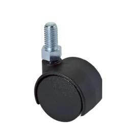 Outlet Ruota gemellata in nylon ø 45 mm. con perno Ferramenta Per Mobili E Infissi