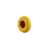 Attrezzatura Giardinaggio- Ruota piena per carrello gialla con diametro 260 mm