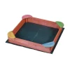 Giochi E Casette Bimbo- Sabbiera per bambini da esterno essenza "fantasy" in legno 100x100x17 cm