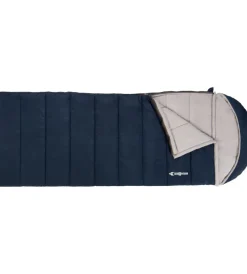 Best Sacco a pelo con cappuccio "delphin 90" in poliestere e cotone blu 230x85 cm Campeggio