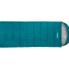 Campeggio-Brunner Sacco a pelo con cappuccio compatto "vandora 70" in poliestere e cotone azzurro 220x80 cm