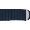 Brunner Campeggio|Sacco a pelo con cappuccio "delphin 150" in poliestere e cotone blu 230x90 cm