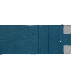 Campeggio-Brunner Sacco a pelo light con cappuccio "starflyer" in nylon e cotone blu 220x85 cm