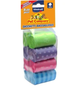 Cura Igiene-Vitakraft Sacco raccoglifeci pacco 8 rotoli -