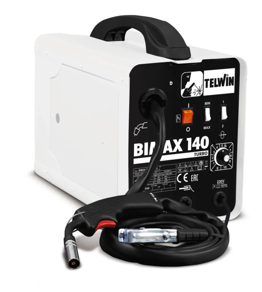 Telwin Saldatrici|Saldatrice bimax 140 turbo - a filo mig-mag - 230 v