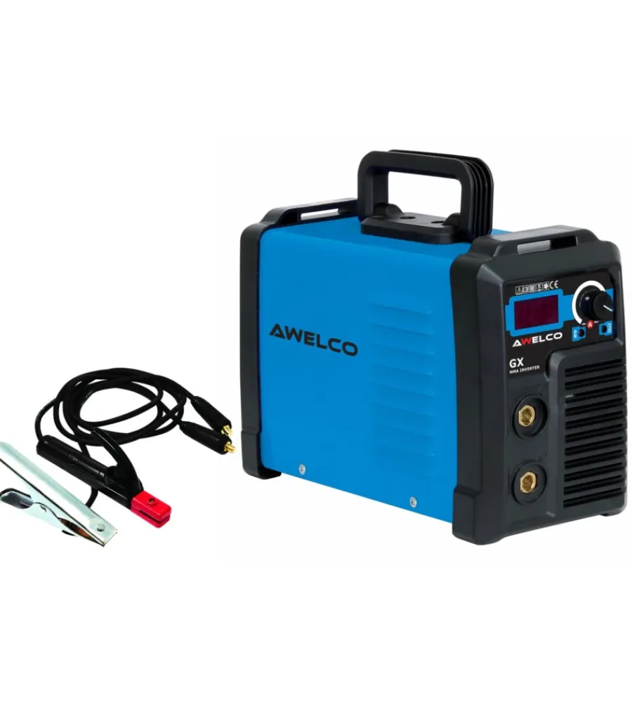 Saldatrici-Awelco Saldatrice inverter mma ad elettrodo rivestito gx 160 -