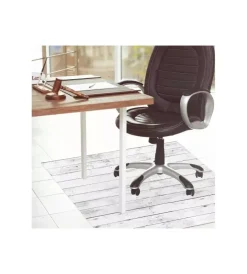 Tessile D'Arredo|Salvapavimenti "white wood" in vinile spessorato, 100x150 cm
