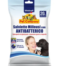 Outlet Salviette milleusi con antibatterico - 20 pezzi Cura Igiene