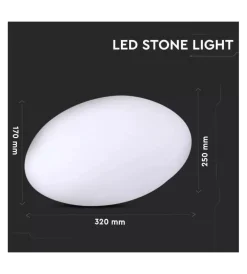 Hot Sasso led rgb decorativo con telecomando, 1w Illuminazione Per Esterno