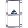 Scaffale 3 ripiani in metallo "kompos" grigio portata 1200 kg 166x50x200 cm Officina E Garage