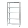 Officina E Garage-Grima Scaffale 5 ripiani in metallo ad incastro portata 400 kg 100x40x187 cm