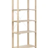 Scaffali In Legno|Scaffale 5 ripiani regolabili "nova" in legno di pino massello 76,5x38,5x174,5 cm