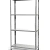 Sale Scaffale in metallo 4 ripiani portata totale 160 kg 75x30x136 cm Officina E Garage