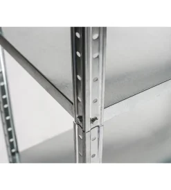Sale Scaffale in metallo 4 ripiani portata totale 160 kg 75x30x136 cm Officina E Garage