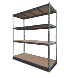 Officina E Garage-Easy System Scaffale in metallo 4 ripiani easy sistem portata 1200 kg 180x60x180 cm