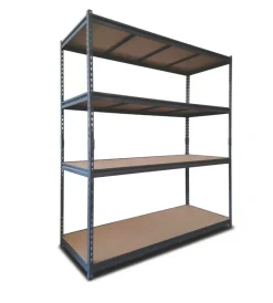 Officina E Garage-Easy System Scaffale in metallo 4 ripiani easy sistem portata 1200 kg 180x60x180 cm