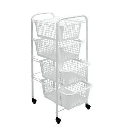 Accessori Cucina|Scaffaletto 4 piani miami 36x30x83