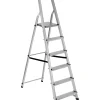 Outlet Scala alluminio essenza "everest" con 6 gradini e portata massima 150 kg, 105x47x172 cm Scale E Sgabelli