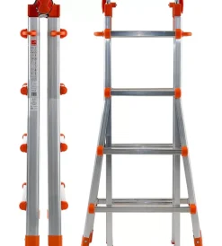 Trabatelli E Scale Professionali|Scala allungabile telescopica in alluminio 4+4