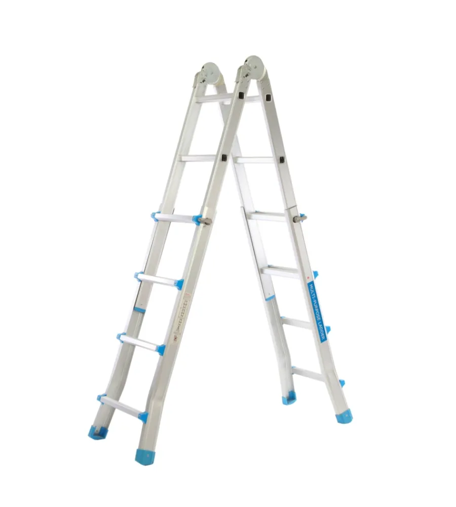 Easy System Scale E Sgabelli|Scala multiposizione in alluminio 4+4 gradini
