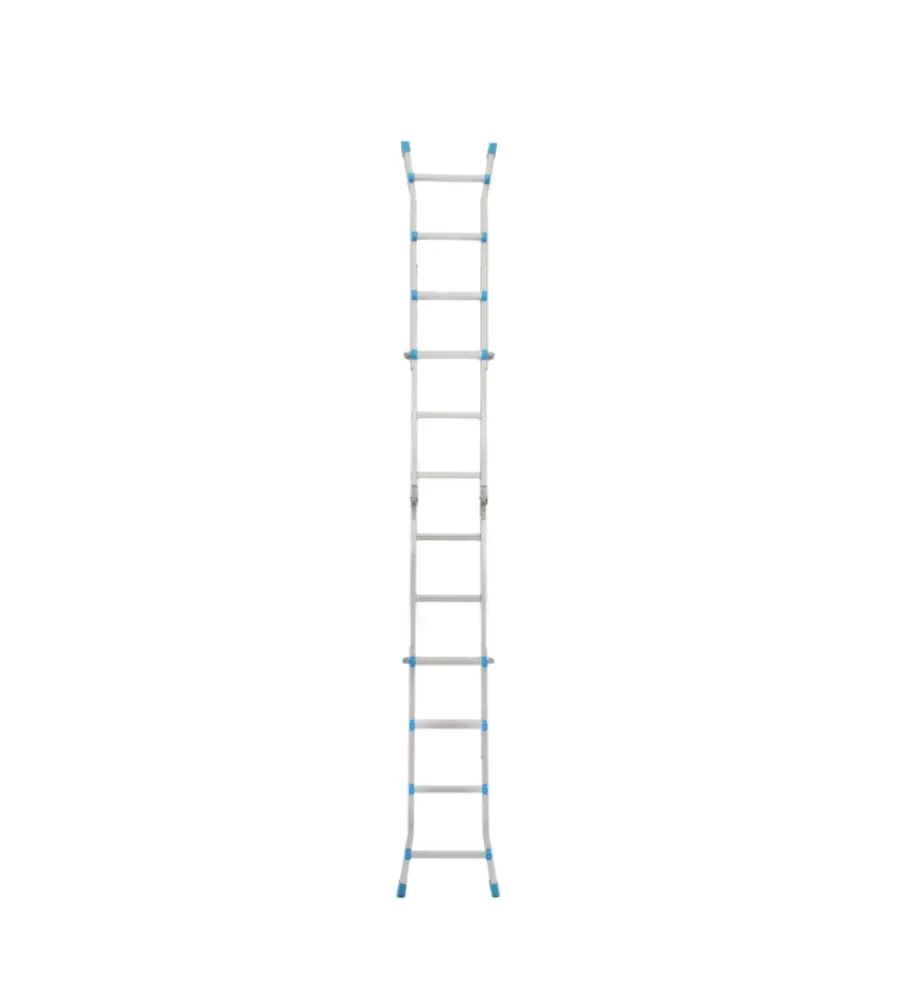 Easy System Scale E Sgabelli|Scala multiposizione in alluminio 4+4 gradini