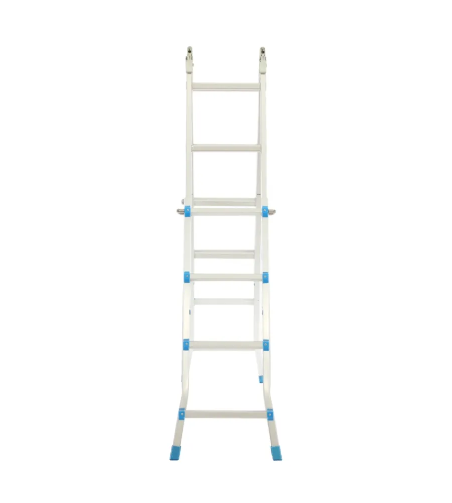 Easy System Scale E Sgabelli|Scala multiposizione in alluminio 4+4 gradini