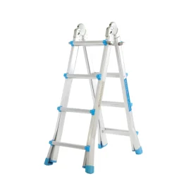 Easy System Scale E Sgabelli|Scala multiposizione in alluminio 4+4 gradini