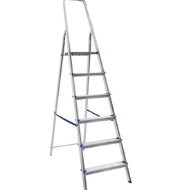 Scale E Sgabelli|Scala "piuma" in alluminio con 6 gradini 52x104x178 cm