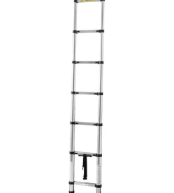 Campeggio-Brunner Scala telescopica "laddy alcove" in alluminio con 2 ganci di fissaggio, 210x36x6 cm