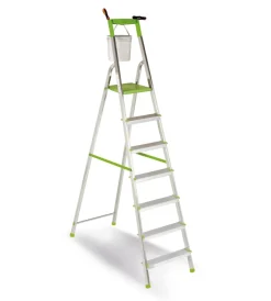 Outlet Scala "vetta" con 7 gradini Scale E Sgabelli