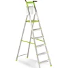 Scale E Sgabelli- Scala "vetta" in alluminio con 6 gradini 49x109x184 cm