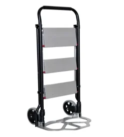 Grima Attrezzatura Giardinaggio|Scala-carrello con doppia funzione, portata 160 kg -