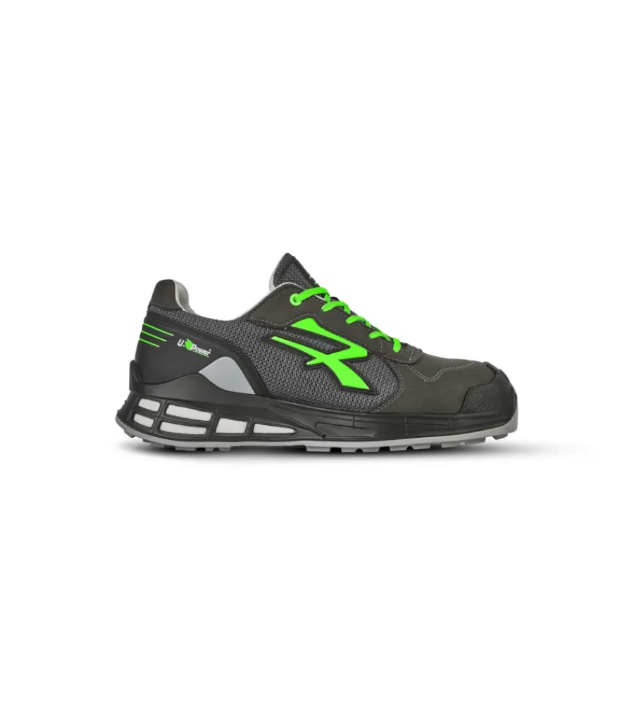 U-Power Scarpe Antinfortunistiche|Scarpe Antinfortunistiche|Scarpa antinfortunistica "egon" colore verde, tg 45