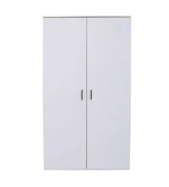 Scarpiere-BellaHome Scarpiera 2 ante con ante salvaspazio bianco 80x33,4x180 cm
