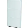 Scarpiere|Scarpiera in metallo con 3 ante colore bianco 50x14x104 cm