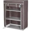 Outlet Scarpiera marrone con 3 ripiani, 61x30x80 cm Scarpiere