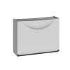 Discount Scarpiera modulare "harmony" effetto rattan bianco 51x19x39 cm Riponimento In Resina